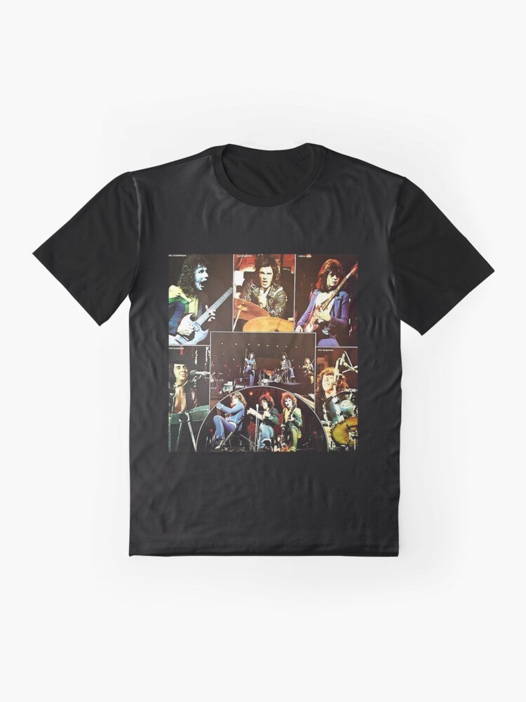 Vintage 2022 Alex Harvey Graphic T-Shirt featuring the Sensational Alex Harvey Band from Scotland - Flat lay