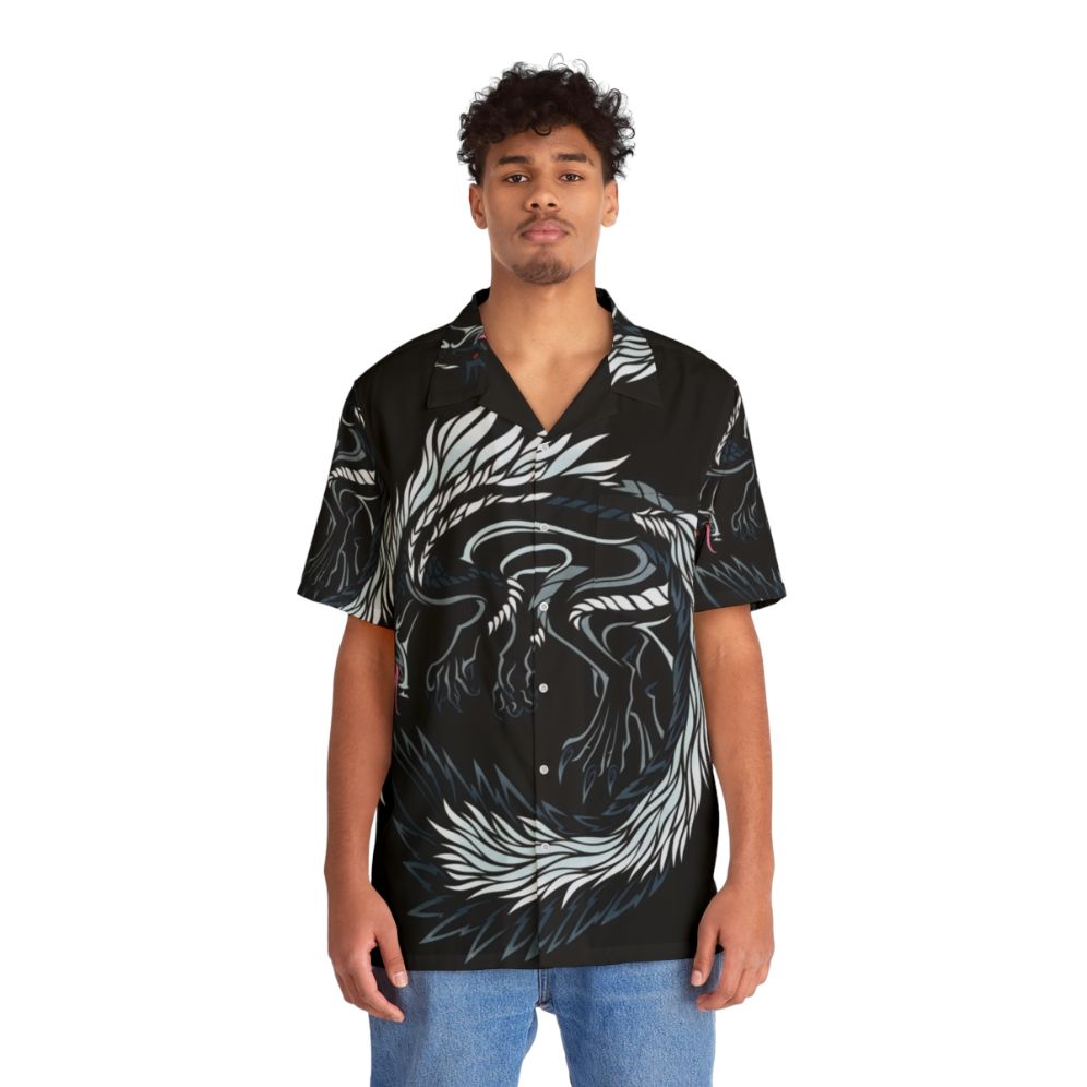 Tobi Kadachi Monster Hunter World Hawaiian Shirt - People Front