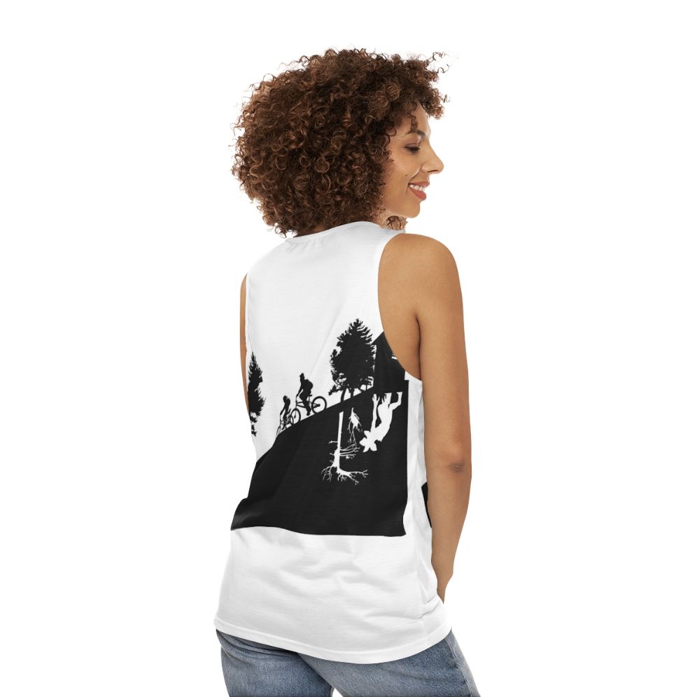 Stranger Things Upside Down Unisex Tank Top - women back