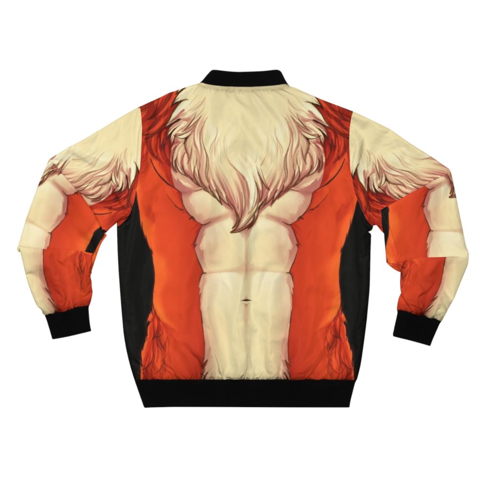 A stylish fox-inspired bomber jacket for fandom enthusiasts - Back