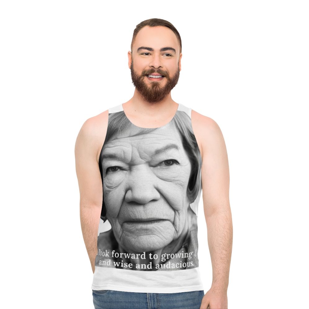 Iconic Glenda Jackson Portrait Unisex Tank Top - men