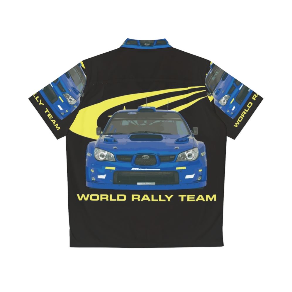 Wrc Petter Solberg World Rally Team Car 2007 Hawaiian Shirt - Back