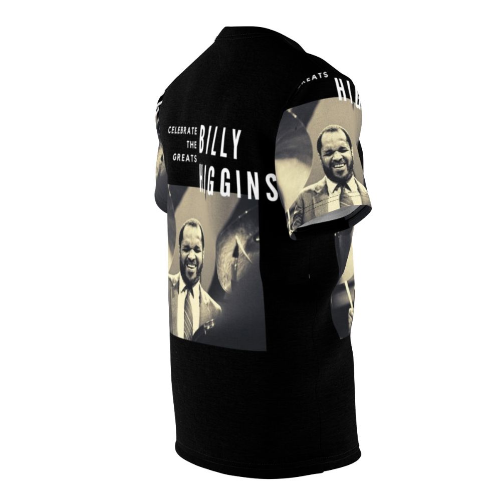 T-shirt featuring the iconic jazz drummer Billy Higgins - men right