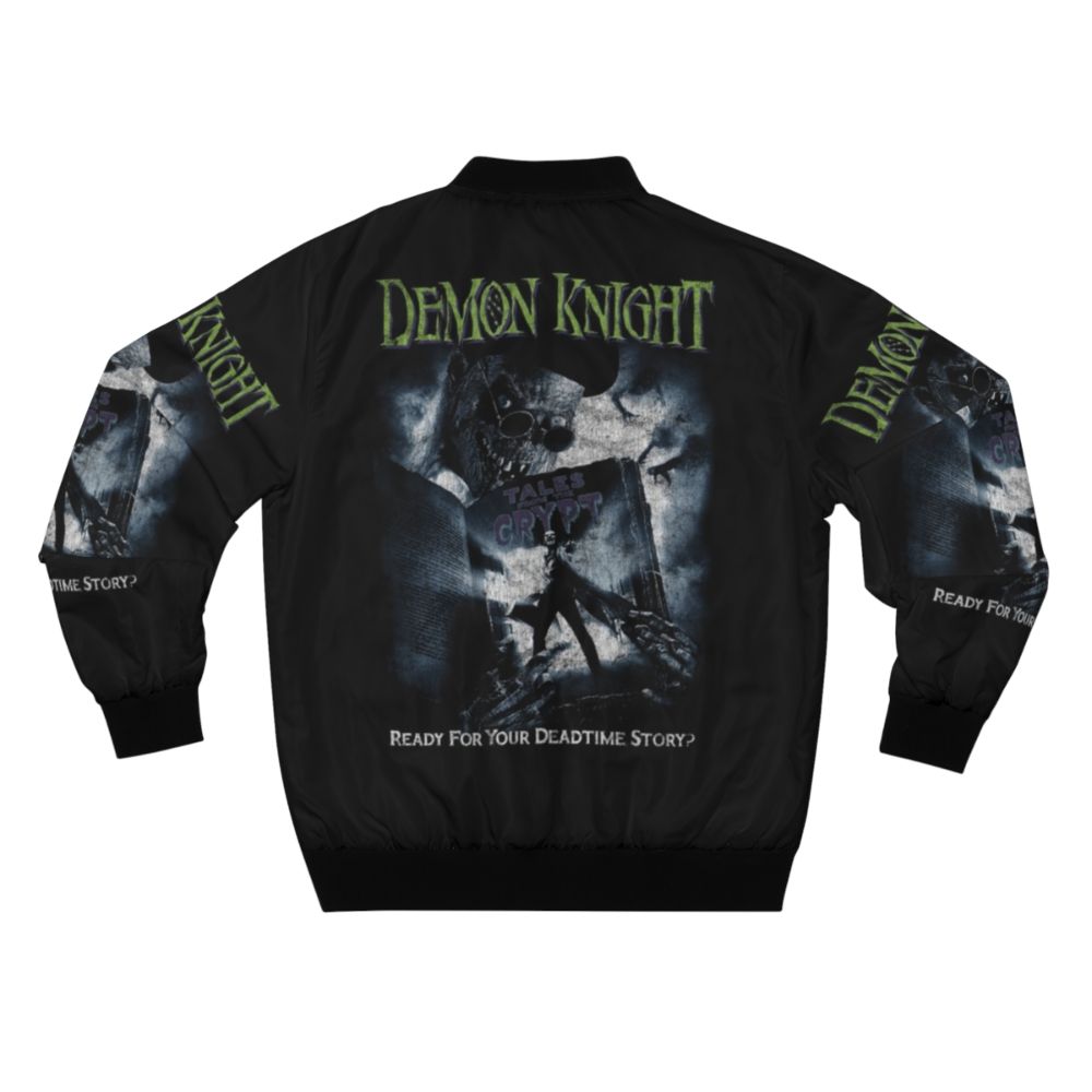 Demon Knight Tales from the Crypt Horror Bomber Jacket - Back