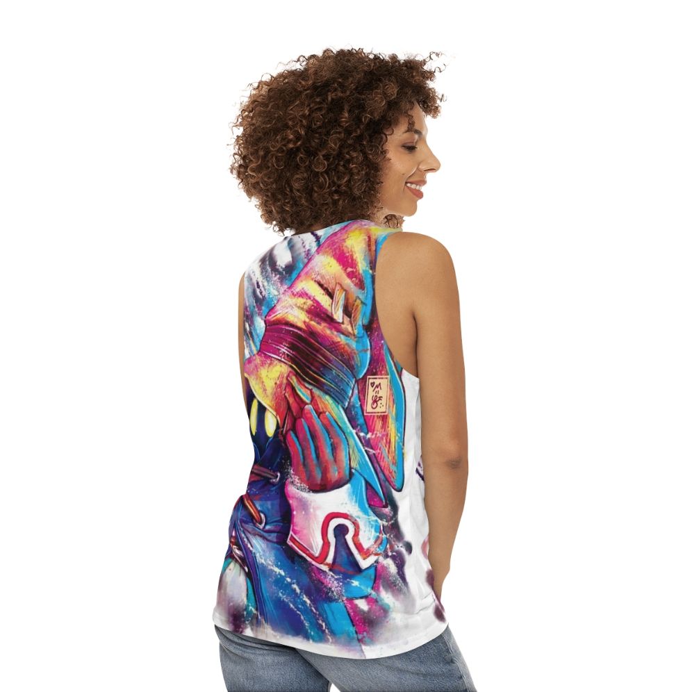 Vivi Unisex Tank Top - women back