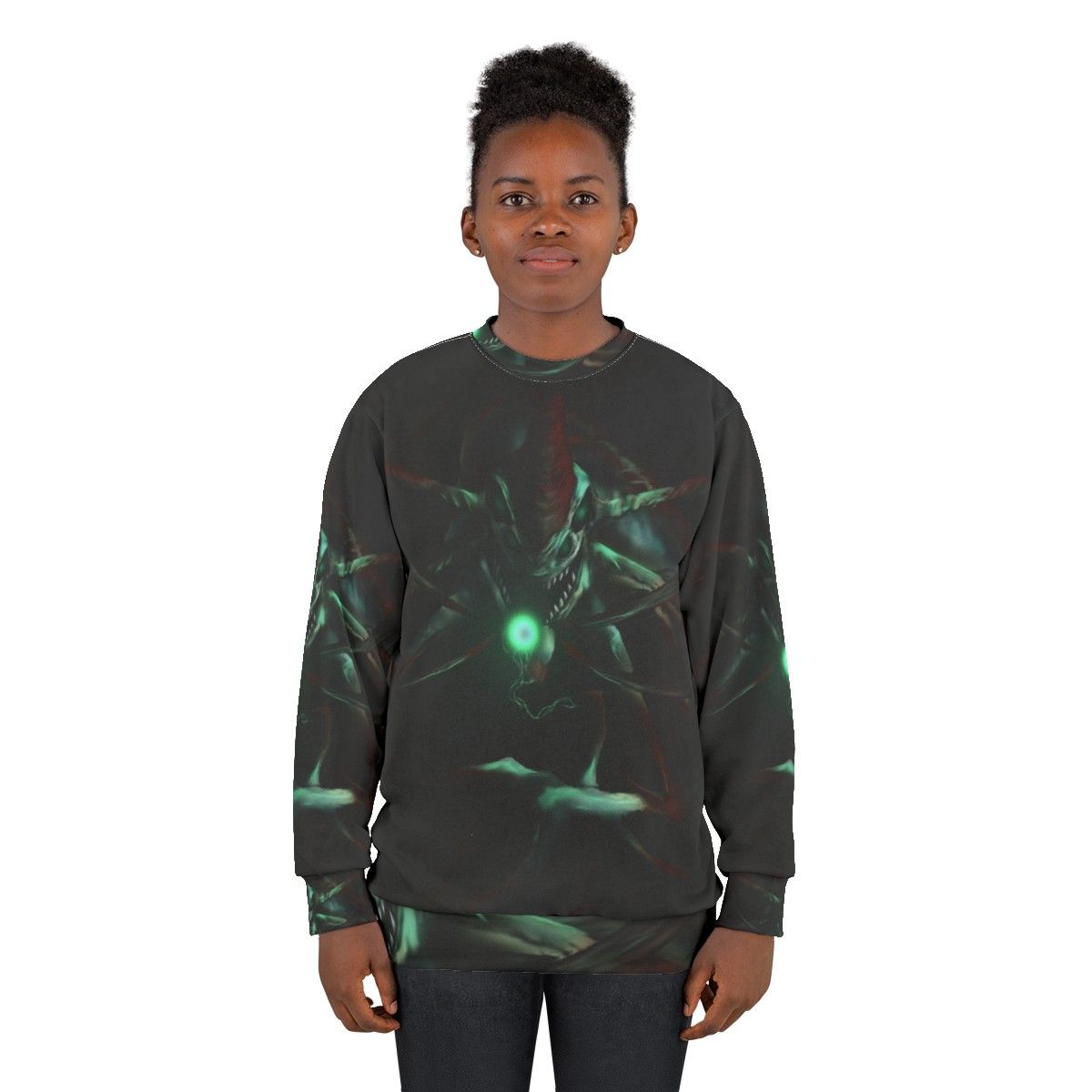 Subnautica Reaper Leviathan Gaming Fanart Sweatshirt - women