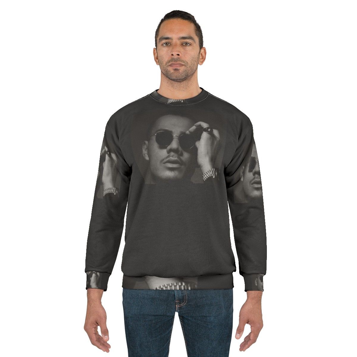 Apache Sweatshirt with Tribal Native American Design - men