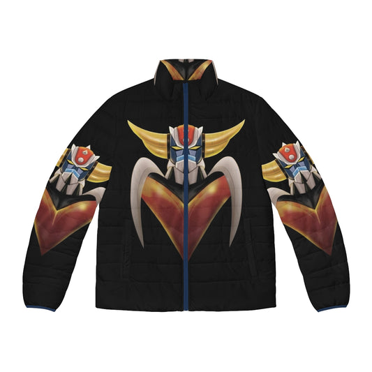 UFO Robot Grendizer Anime Puffer Jacket featuring the iconic Japanese robot character