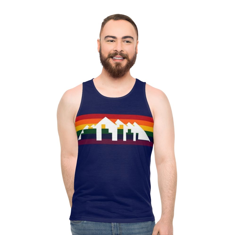 Denver Basketball Unisex Tank Top - men