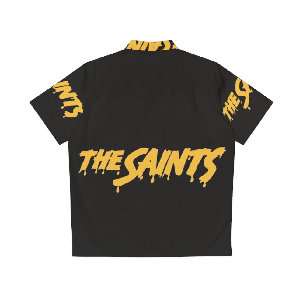 Saints Hawaiian Shirt featuring punk rock band logo - Back