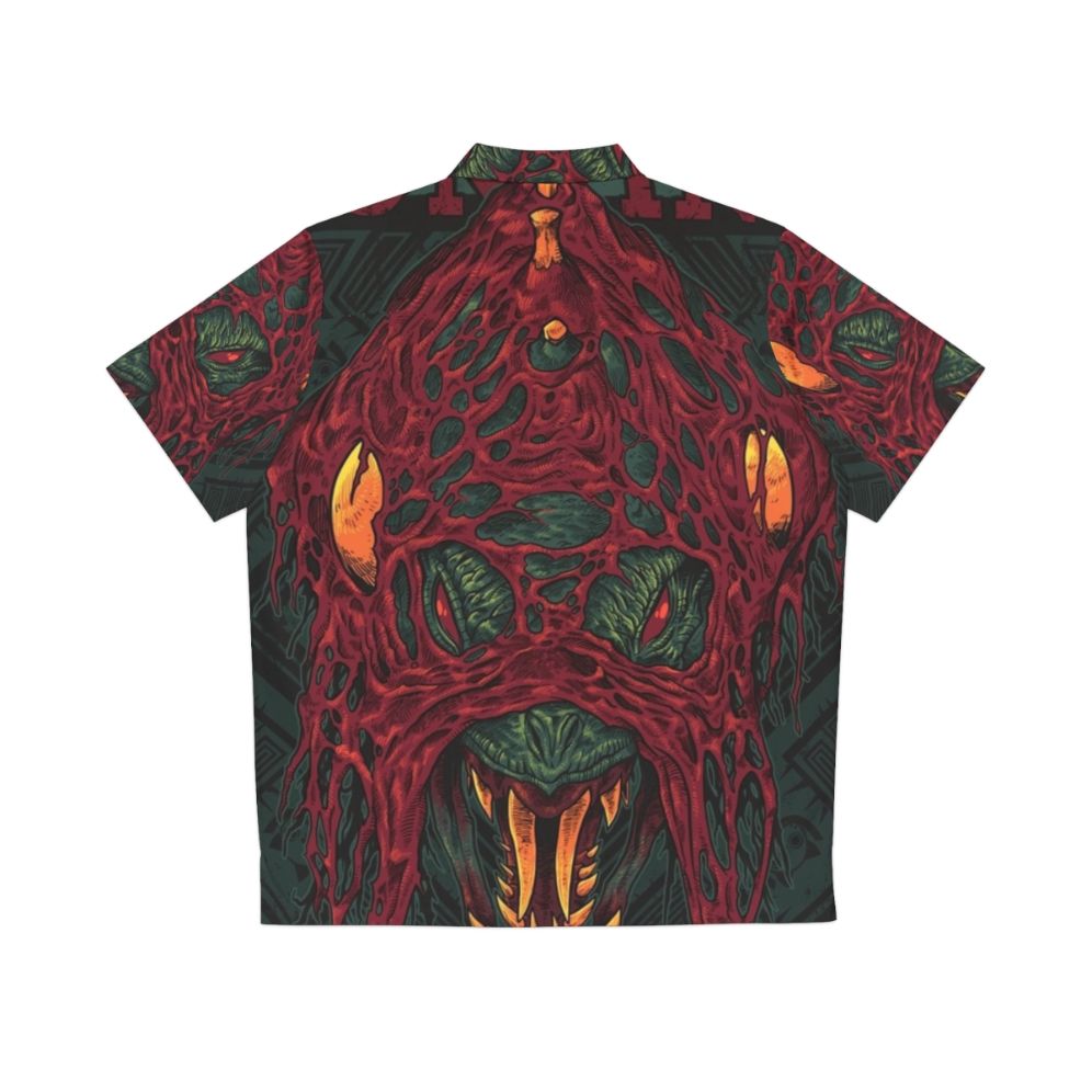 Vaal Hazak Hawaiian Shirt with Monster Hunter Themed Design - Back