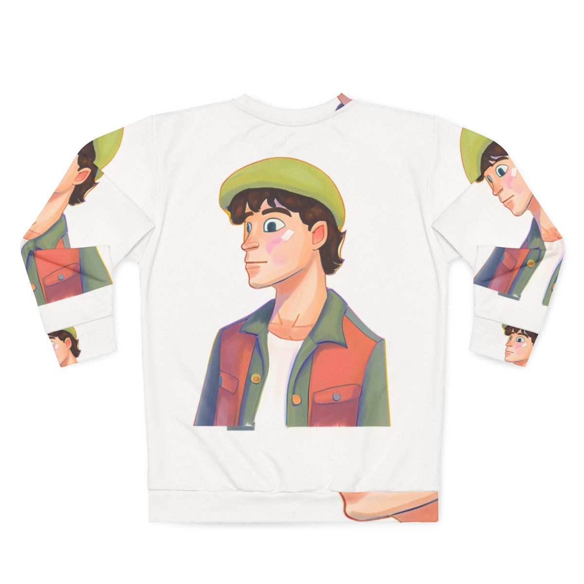 Heartstopper Charlie Spring Sweatshirt - Back