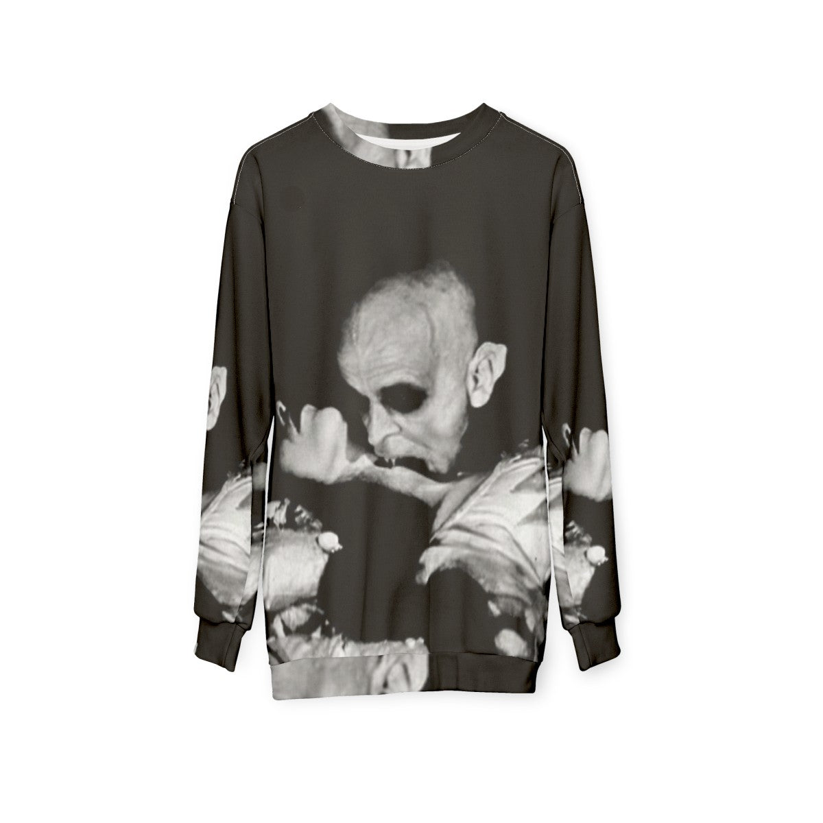 Vintage 1921 Nosferatu Horror Sweatshirt - hanging