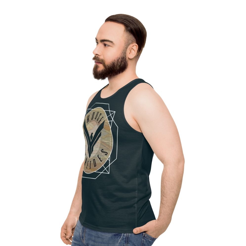 Dune House Atreides Fan Art Unisex Tank Top - men side