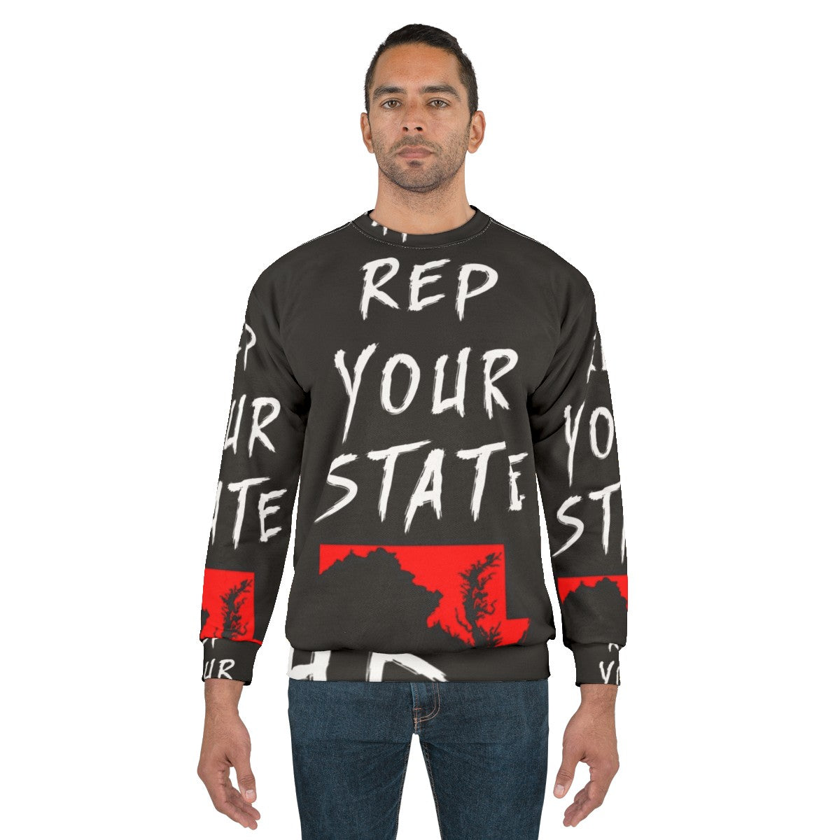 Maryland state pride sweatshirt - men