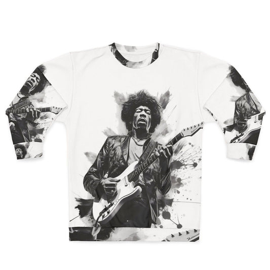 Jimi Hendrix Psychedelic Rock Sweatshirt