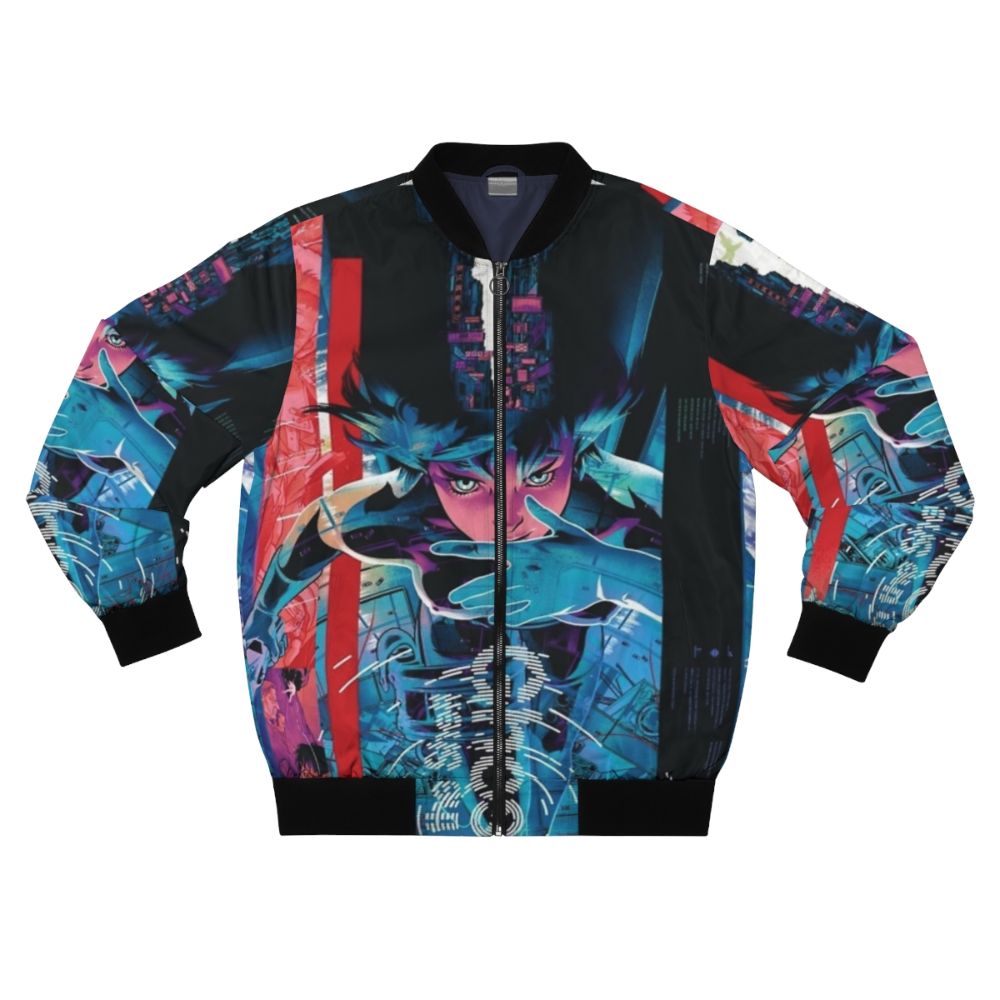 Ghost in the Shell anime inspired women's bomber jacket