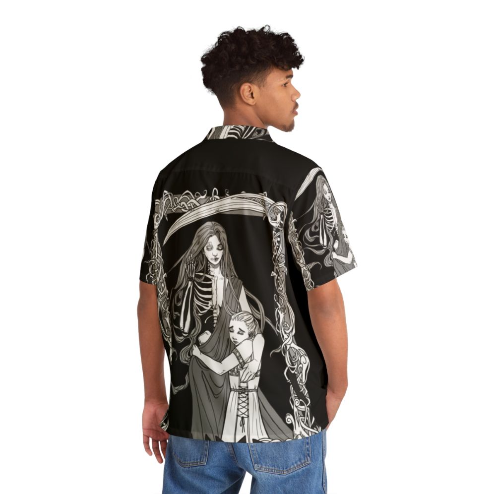 Hel Norse Mythology Pagan Hawaiian Shirt - People Back