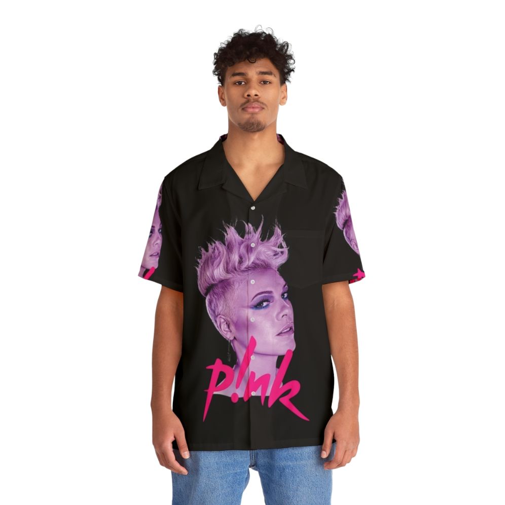 Pink Summer Tour 2023 Hawaiian Shirt - People Front