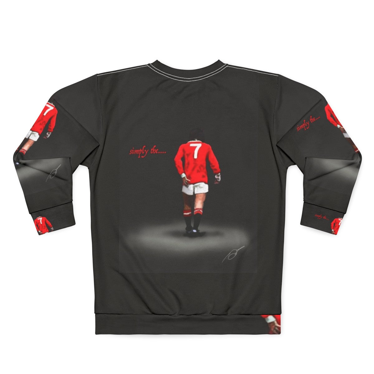 George Best Manchester United Legend Sweatshirt - Back