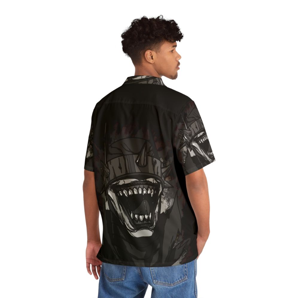 Dark Noir Batman Who Laughs Hawaiian Shirt - People Back