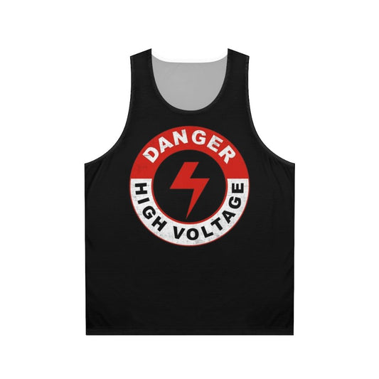 Unisex Danger High Voltage Tank Top