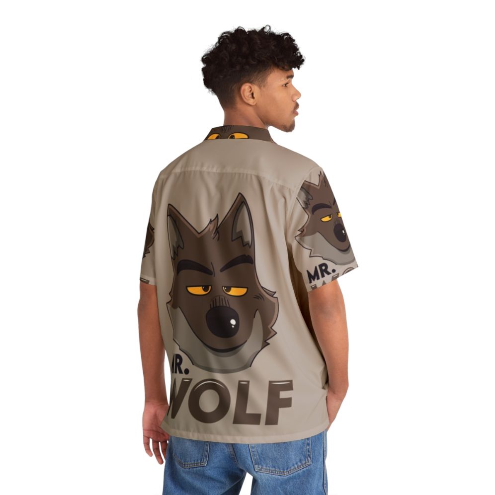 Mr Wolf The Bad Guys Movie Hawaiian Shirt - People Back