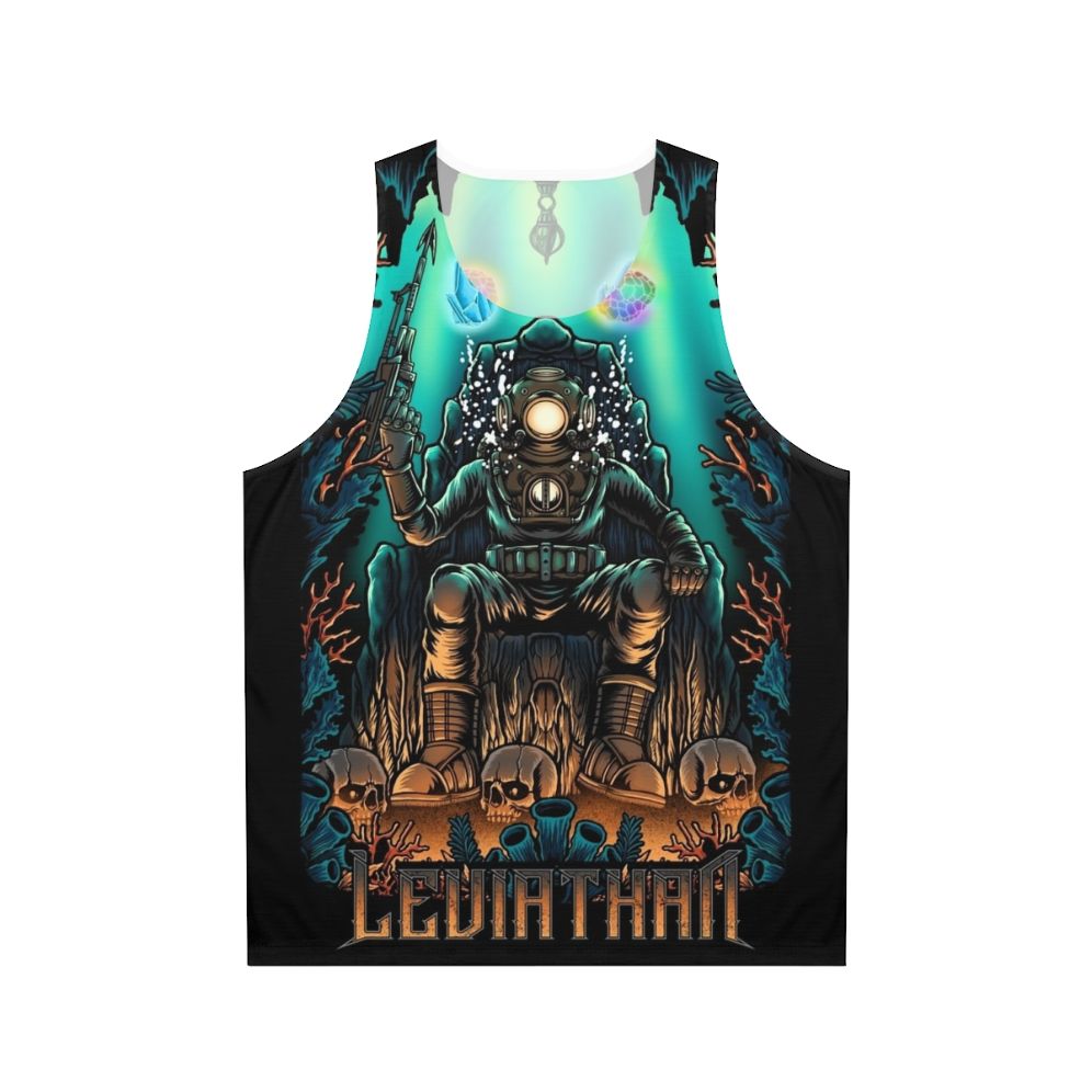 Leviathan diver unisex custom tank top