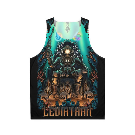 Leviathan diver unisex custom tank top