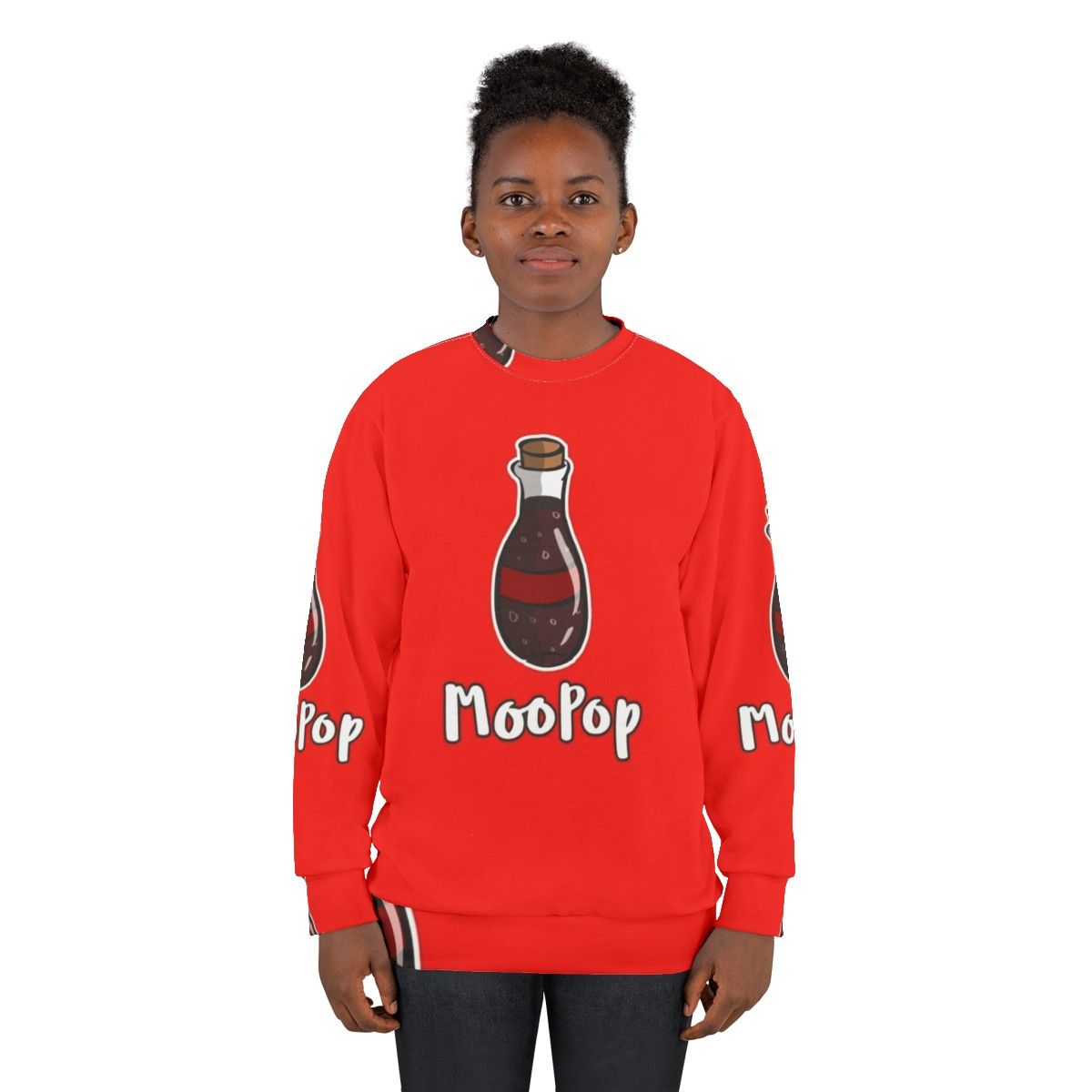 Moopop Soda by Scar Sweatshirt featuring mycelium resistance design - women