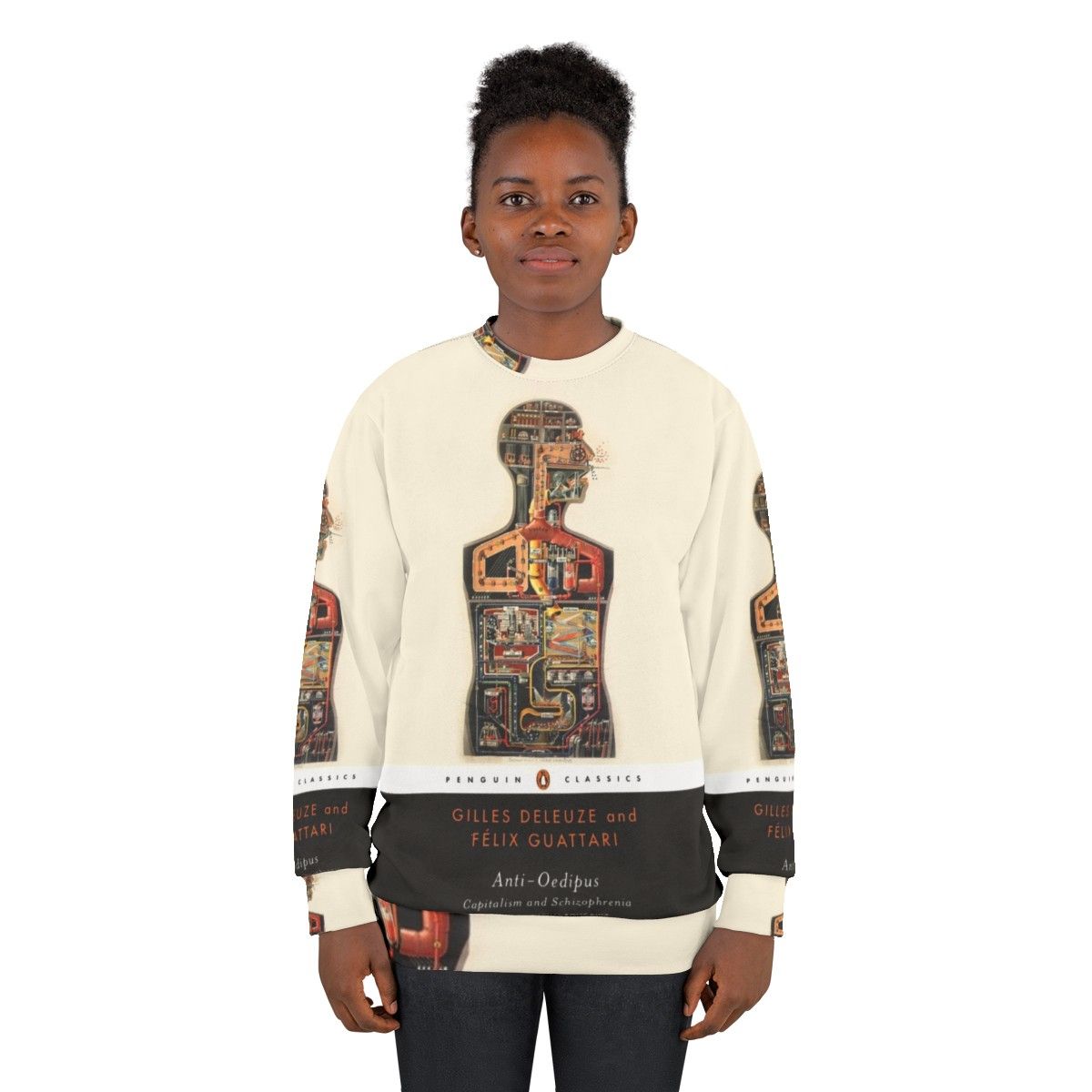 Anti Oedipus Deleuze Guattari Schizoanalysis Psychoanalysis Sweatshirt - women