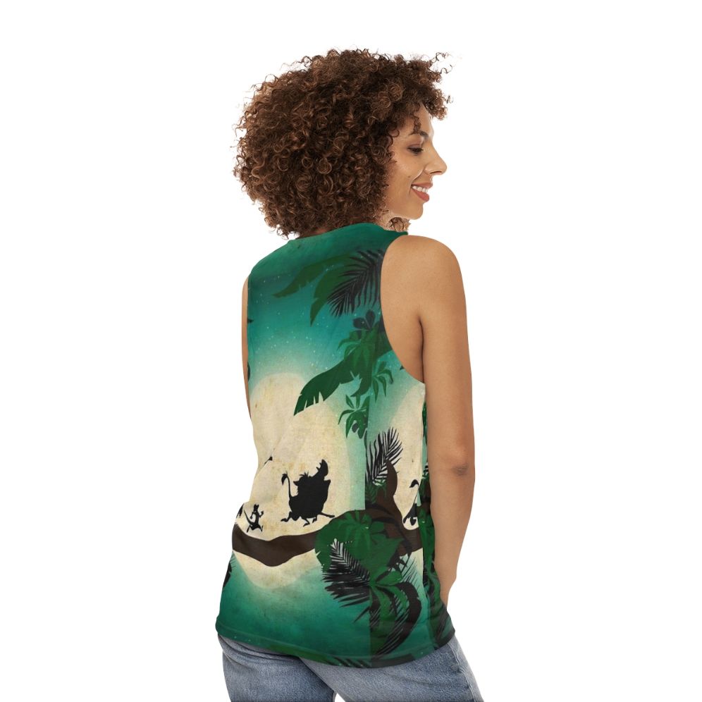 Simba Lion King Unisex Tank Top - women back