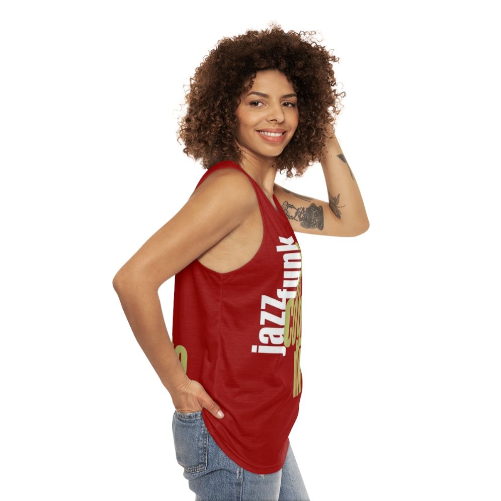 Incognito Unisex Tank Top - women side