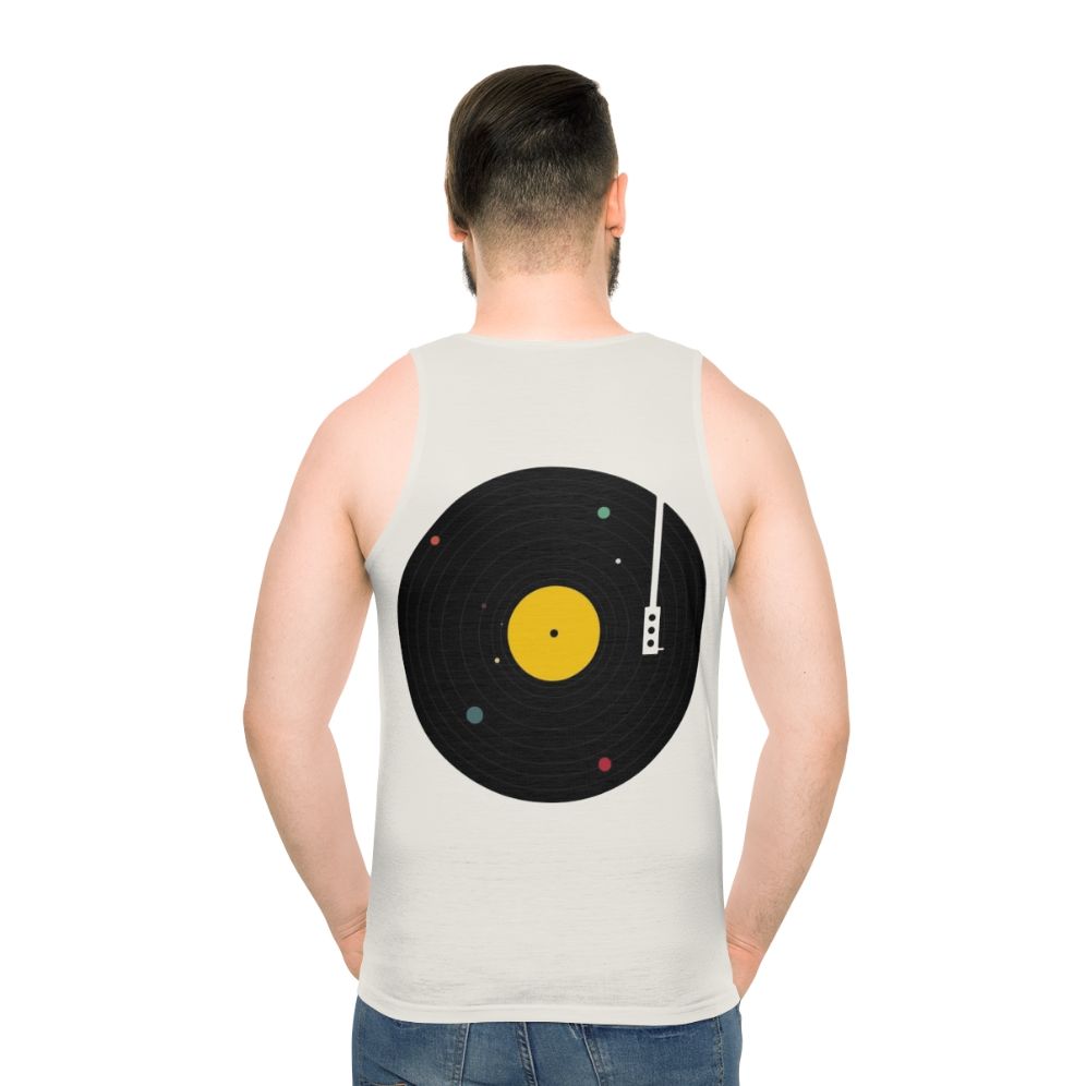 Cosmic Music Unisex Tank Top - men back