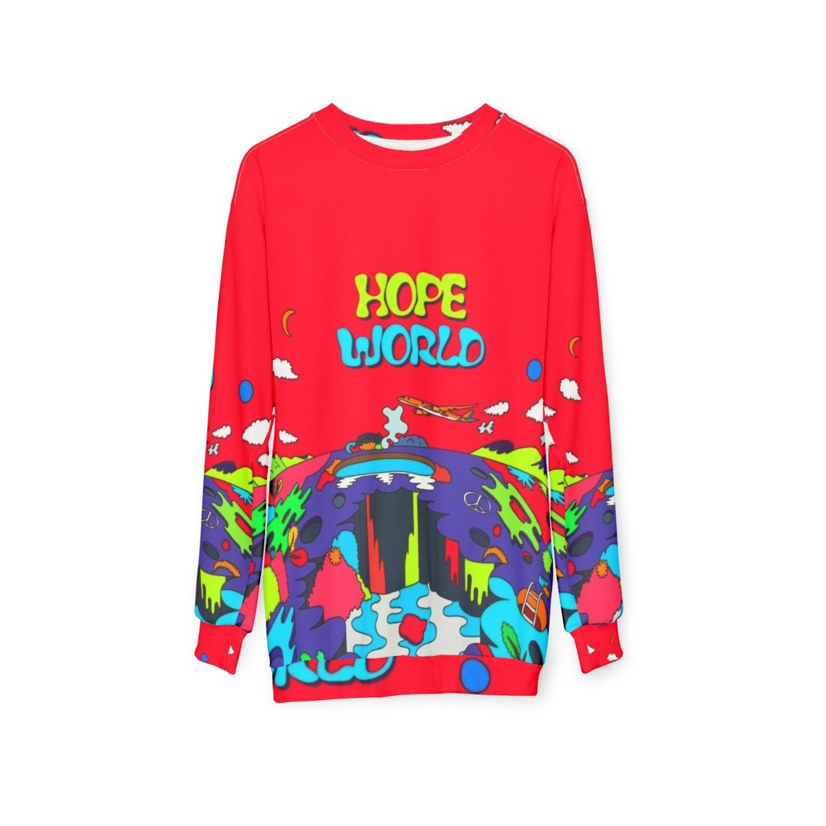 BTS Hope World Sweatshirt featuring J-Hope - hanging