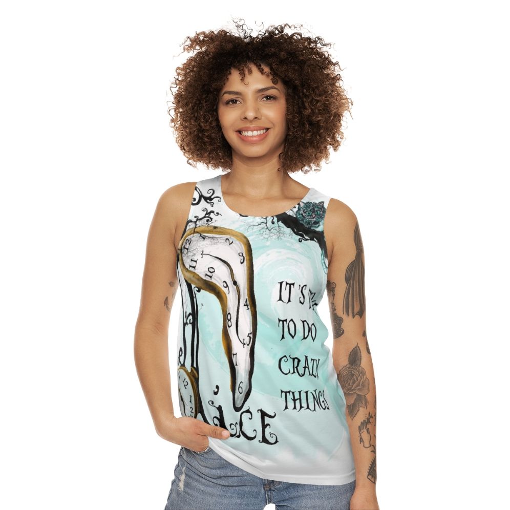 Cheshire Cat Unisex Tank Top - women