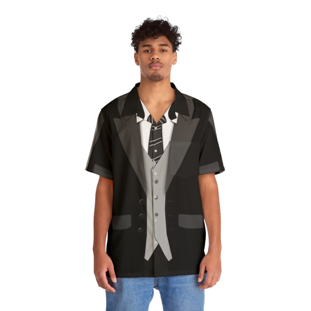 Dapper Hawaiian Shirt for Formal Events and Parties - People Front