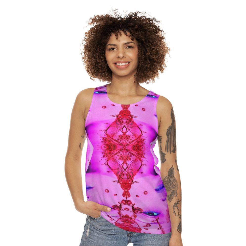 Passion Unisex Graphic Tee with Artistic, Bohemian Retro Design - women