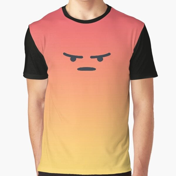 Angry React Meme Graphic T-Shirt