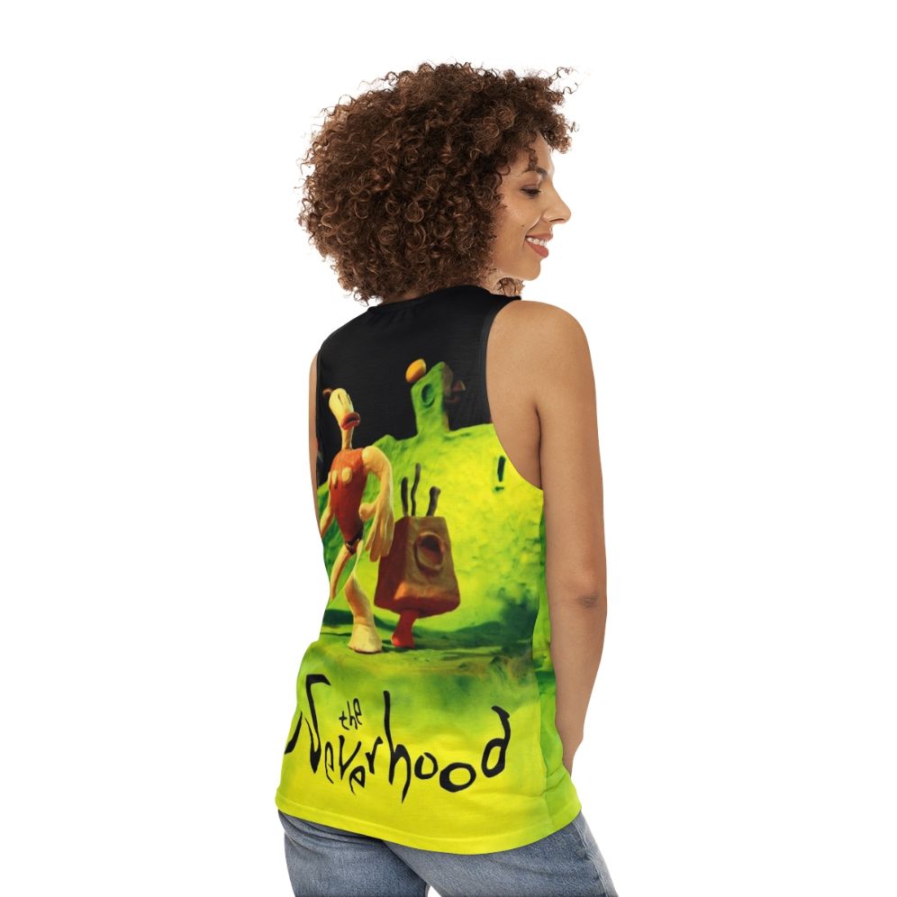 The Neverhood Retro Clay Animation Unisex Tank Top - women back