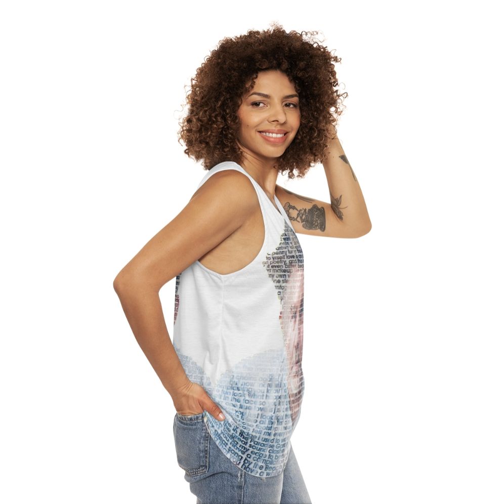 LCD Soundsystem Unisex Dance Music Tank Top - women side