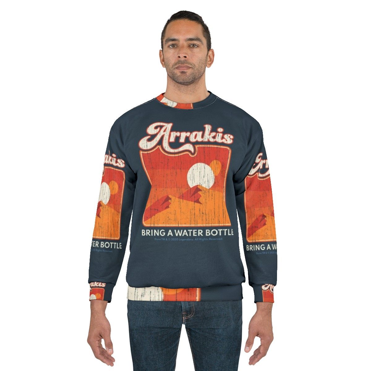 Dune 2020 Arrakis Desert Science Fiction Sweatshirt - men