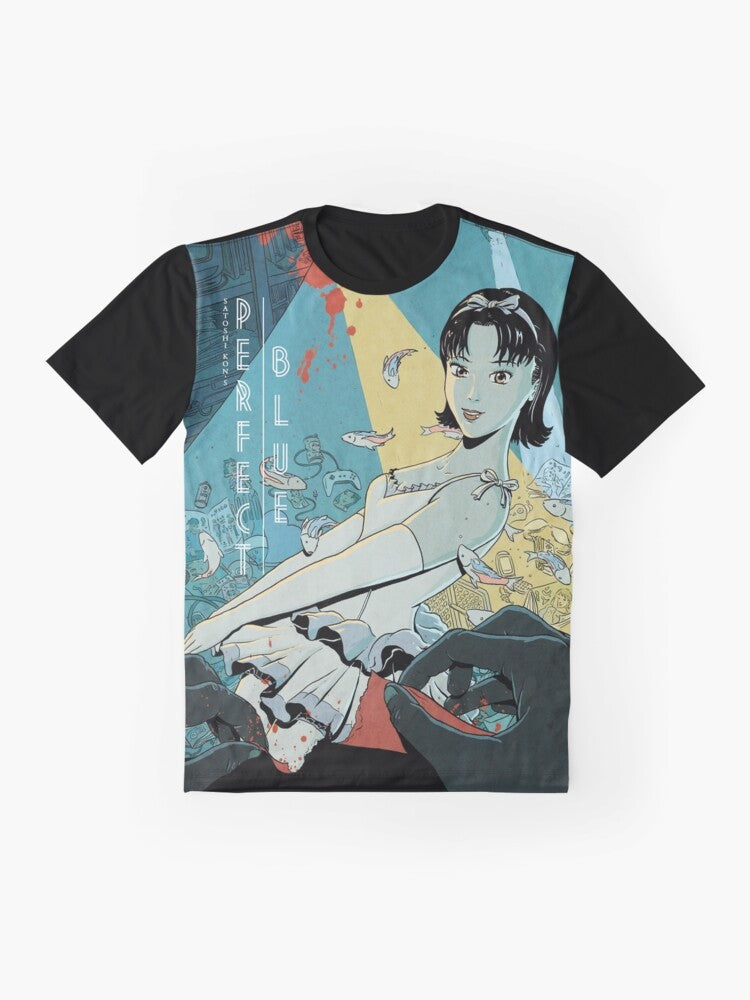 Perfect Blue Satoshi Kon Anime Graphic T-Shirt - Flat lay