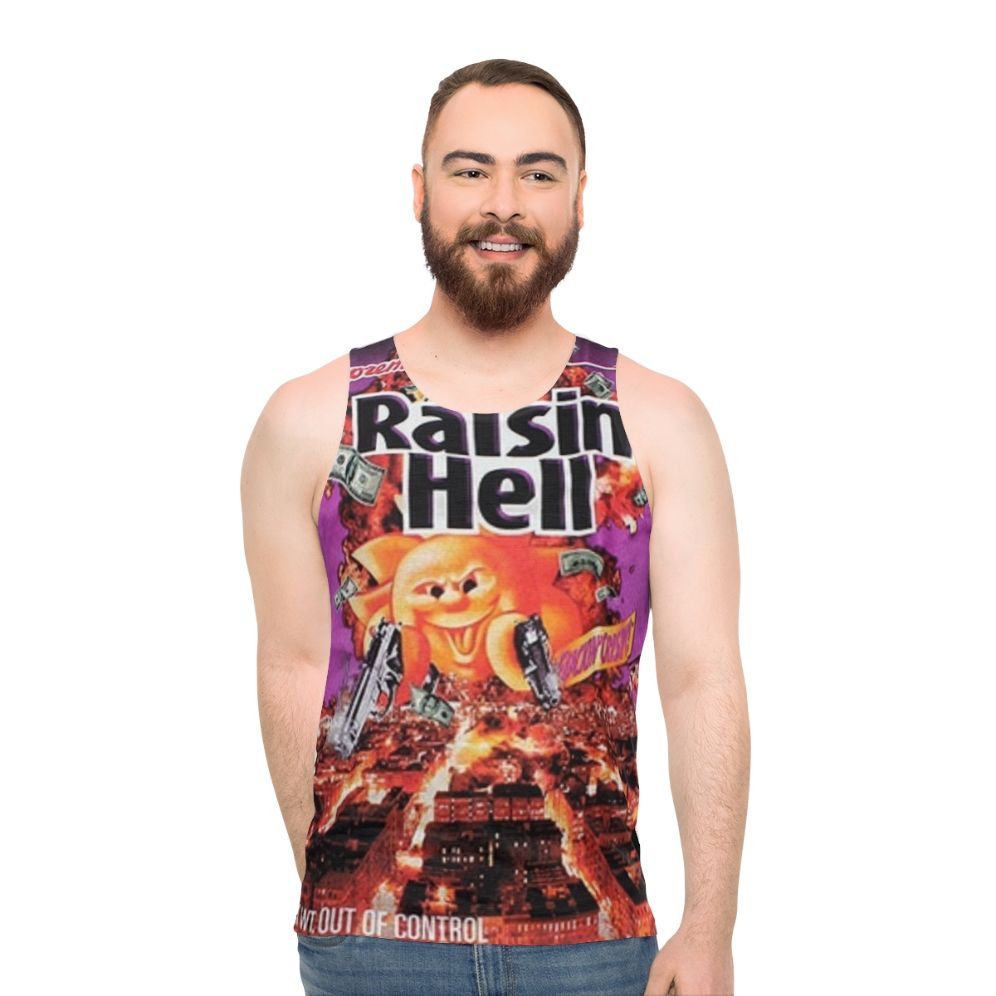 Unisex Raisin Hell Fresh Design Supreme Quality Tank Top - men