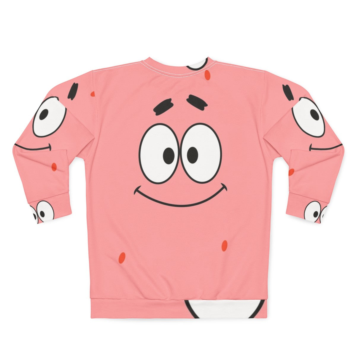 Patrick Star from Spongebob Squarepants Cartoon Sweatshirt - Back