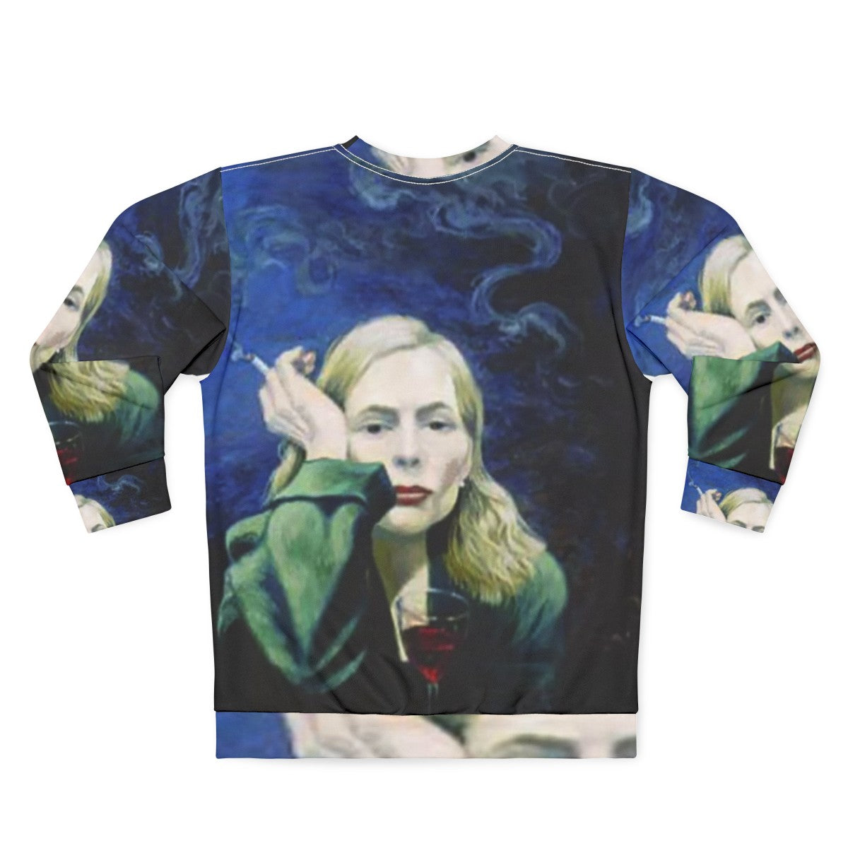 Joni Mitchell "Both Sides Now" Painting Sweatshirt - Back