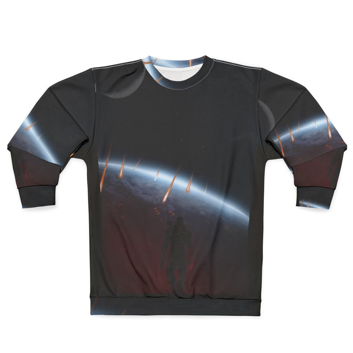 Mass Effect Commander Shepard Warriors Landscapes Sweatshirt