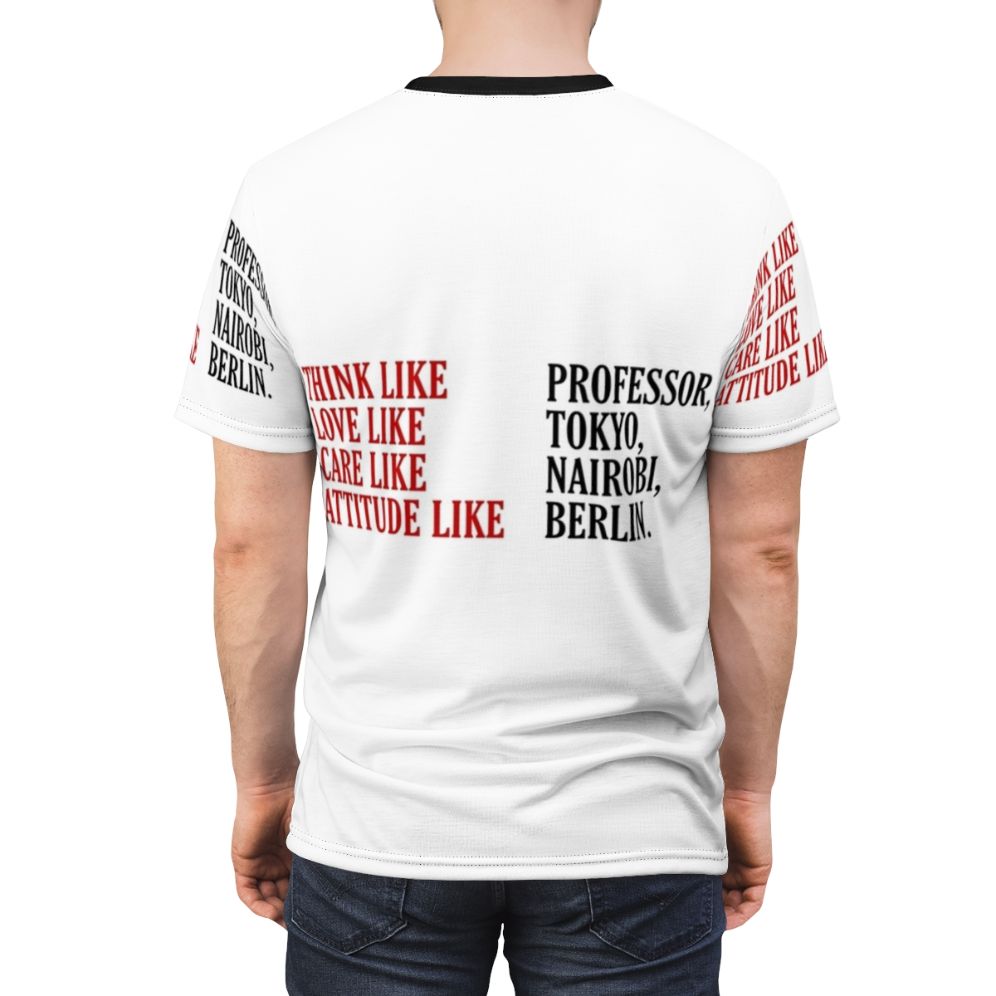 Fans Homage La Casa De Papel Inspired T-shirt - Money Heist Themed Apparel - men back