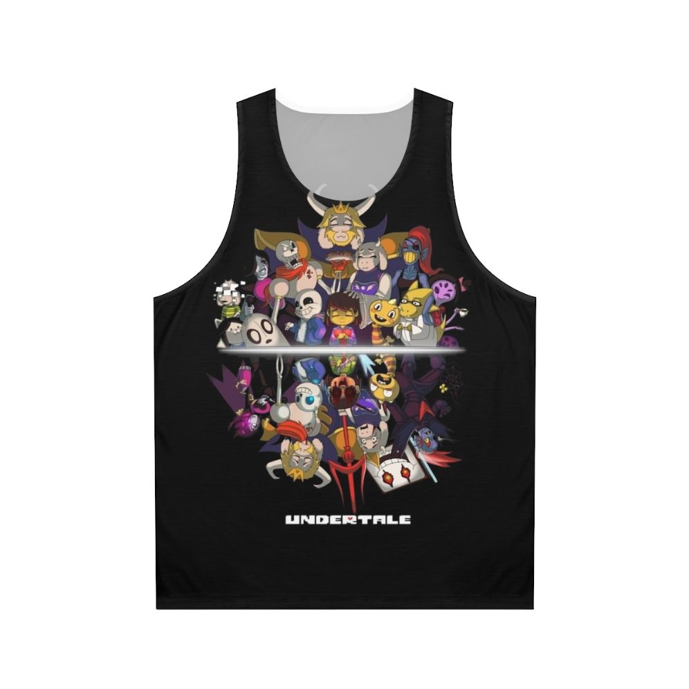 Unisex tank top with Undertale's Sans design