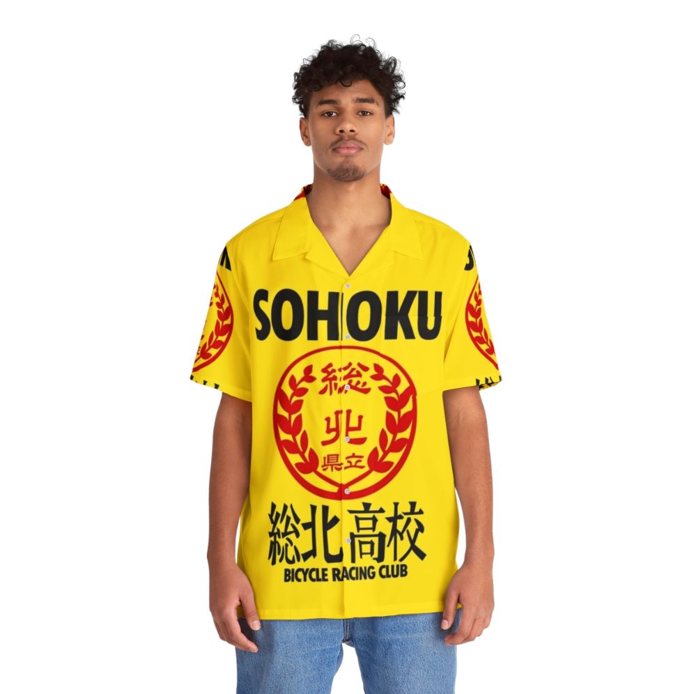 Yowamushi Pedal Themed Hawaiian Shirt - People Front